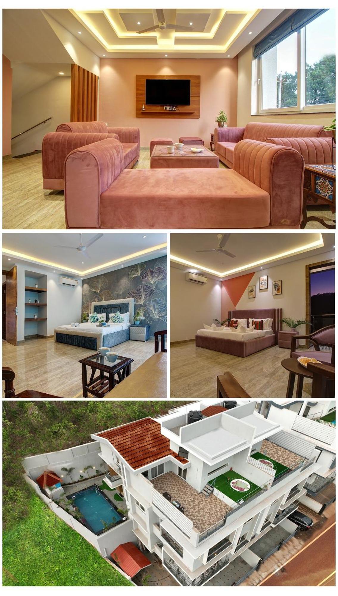 Euphoria Luxury Villa - 5Bhk - Private Pool - Jacuzzi, Бага Екстериор снимка